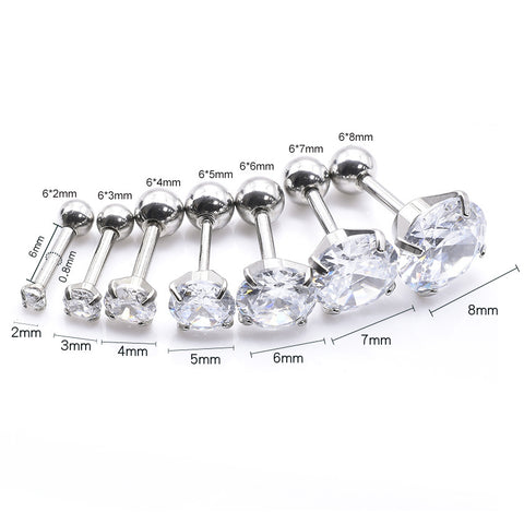 Artfully Crafted Needle-style Four-claw Fashion Earrings