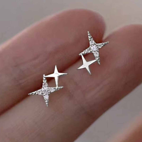 Women's High-end, Elegant Star Stud Earrings